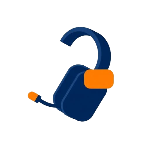 Customer support headset
