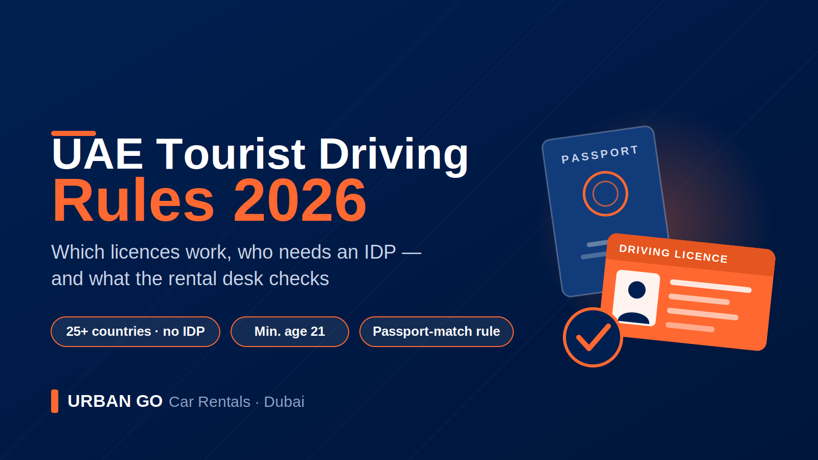 UAE tourist driving rules